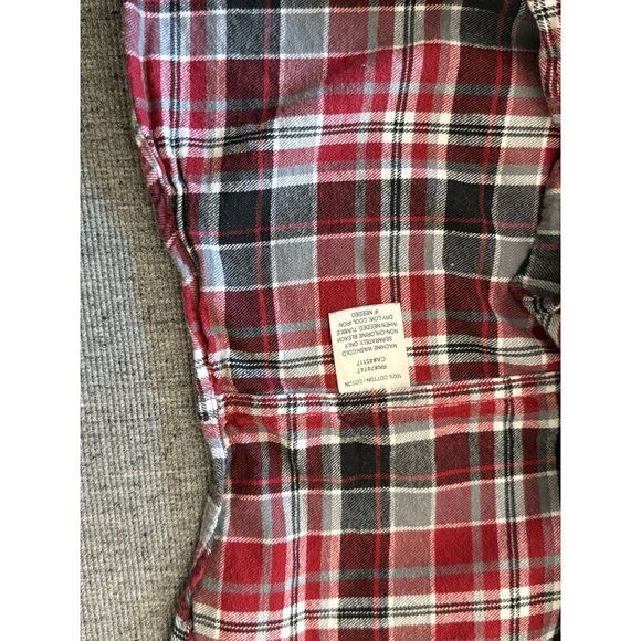 Red Head Flannel Button Down Red Shirt Men's Authentic Size M - Picture 12 of 14